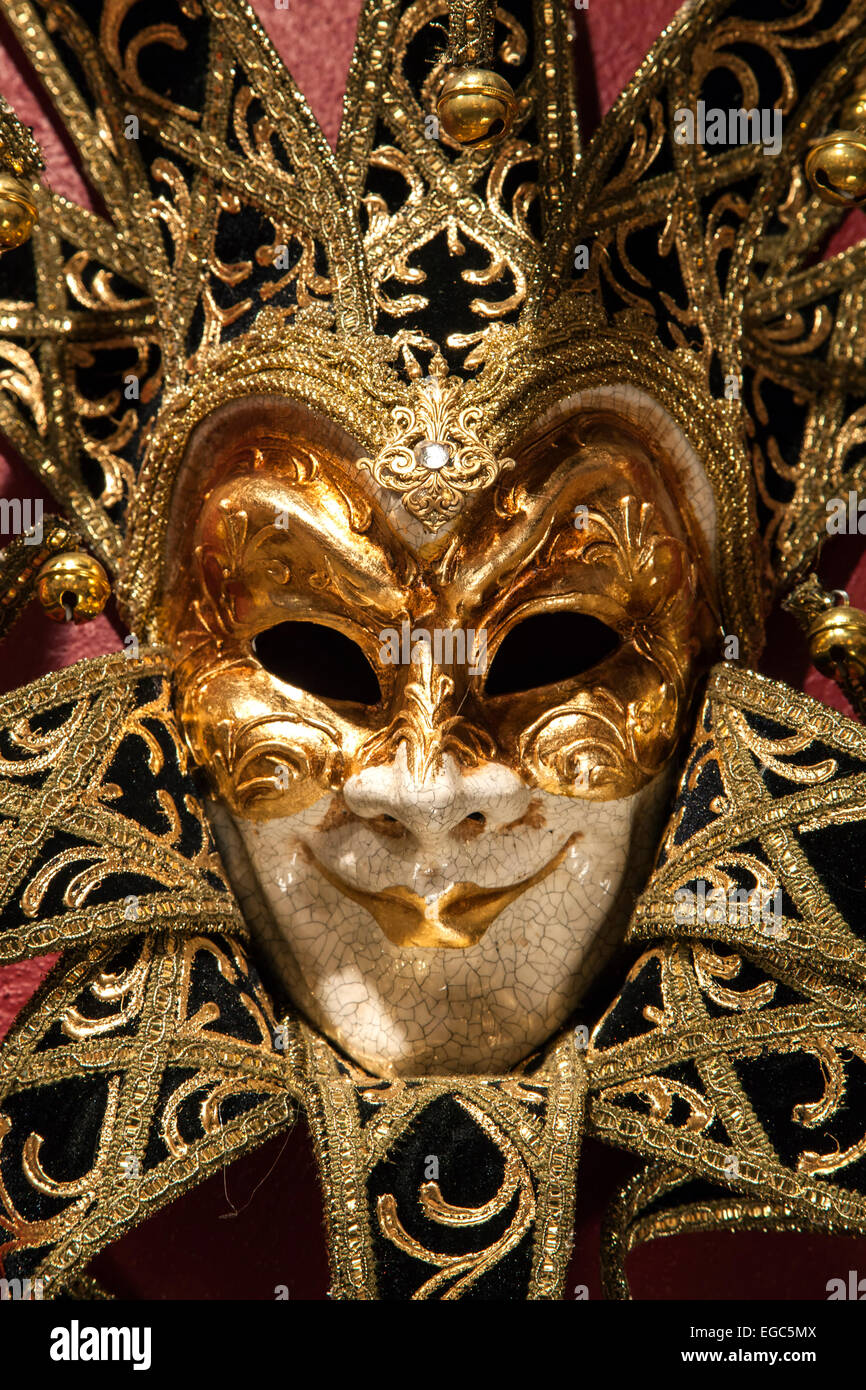 Carnival mask, Atelier Marega, Venice, Italy Stock Photo