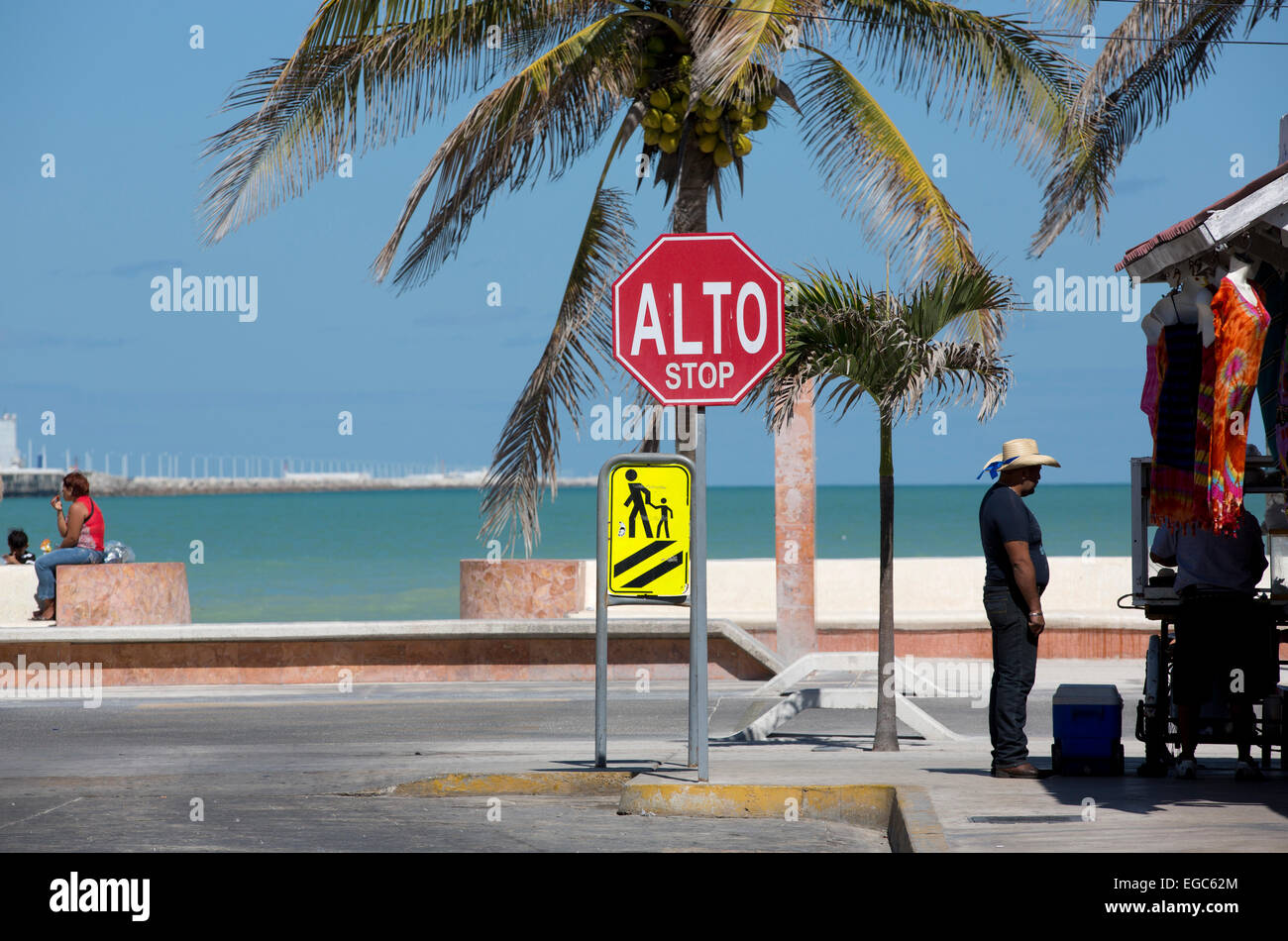 Progreso, Yucatan, Mexico Stock Photo