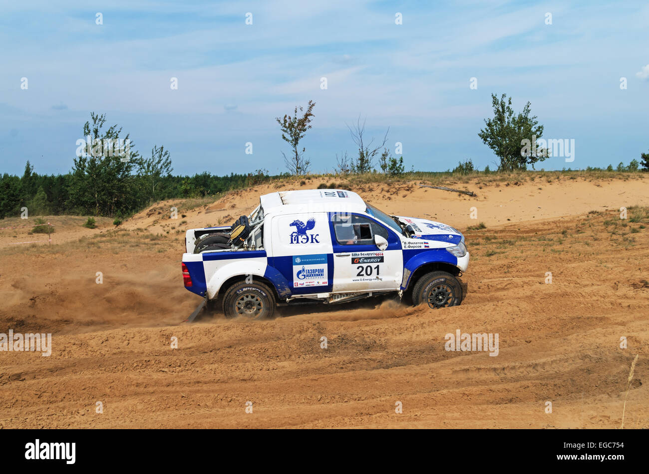 Baha Races Races on a rally-raid on sandy dunes. Rally-raid Baha