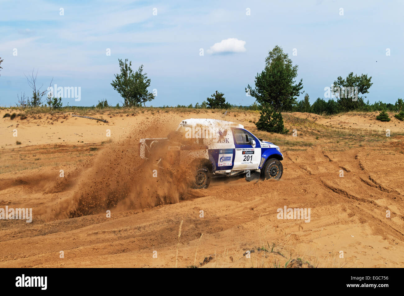 Baha Races Races on a rally-raid on sandy dunes. Rally-raid Baha