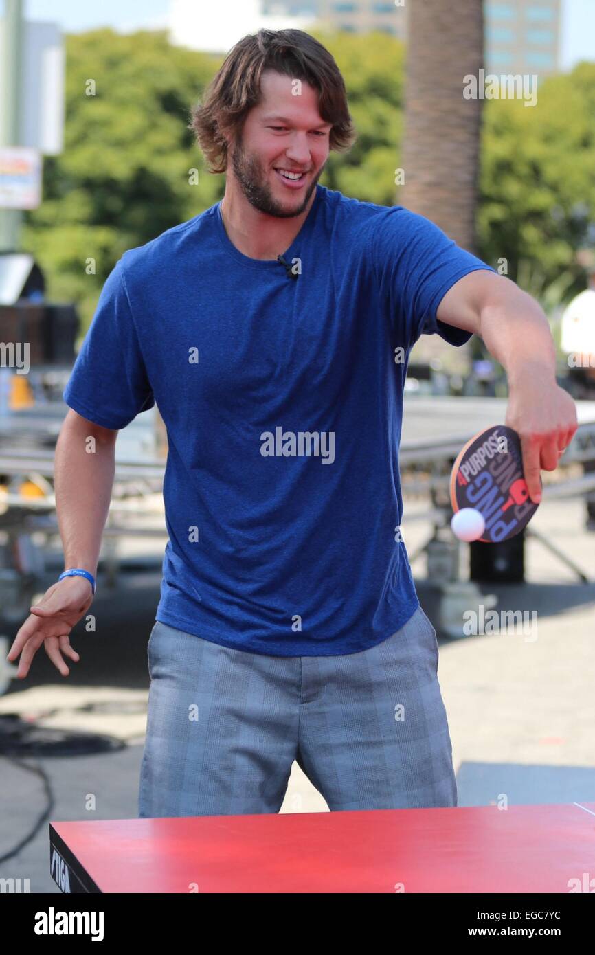 Clayton kershaw interviews on extra featuring hi-res stock photography and  images - Alamy