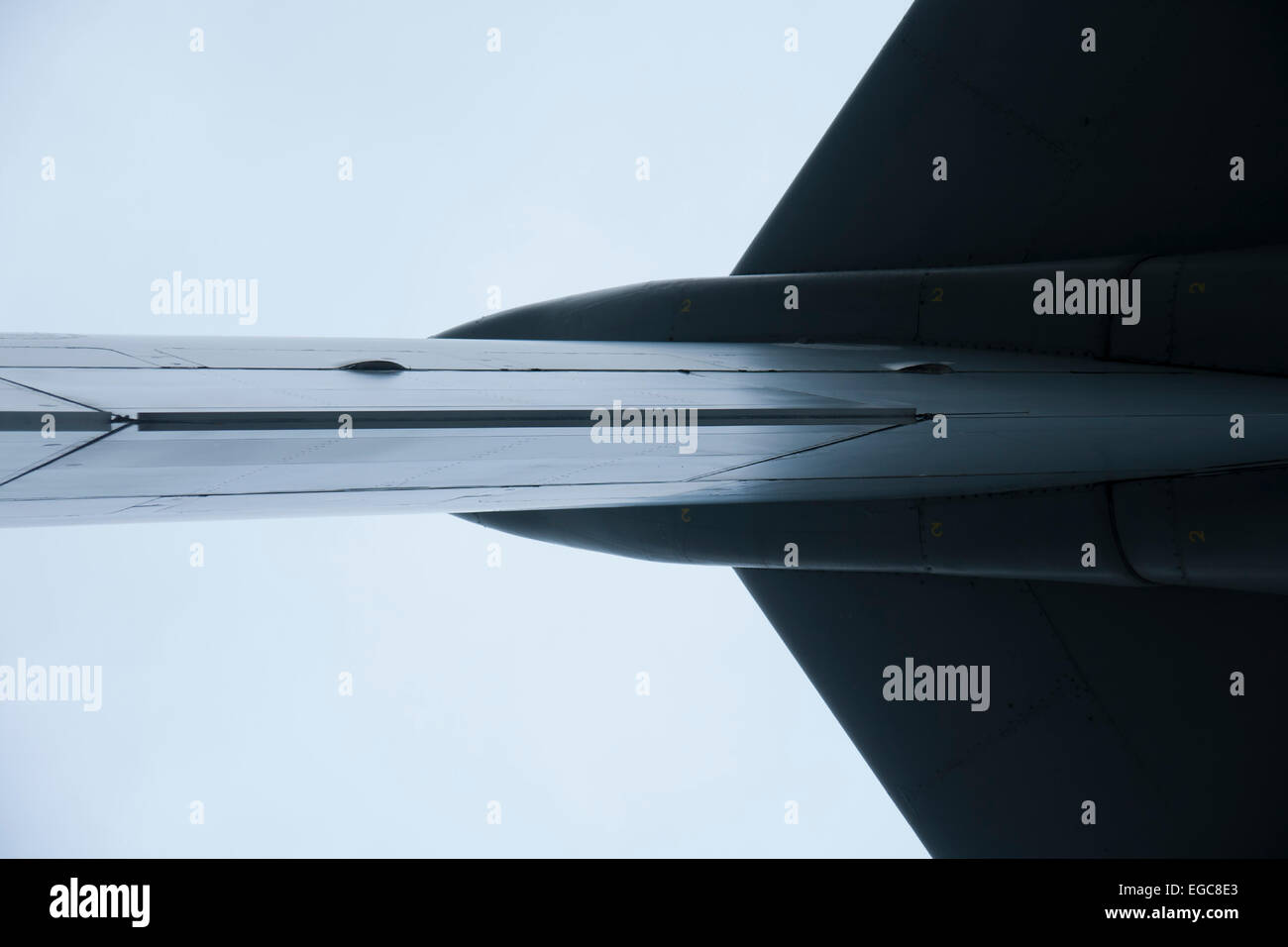 The distinctive tail of a Vickers VC-10, the second fastest passenger ...
