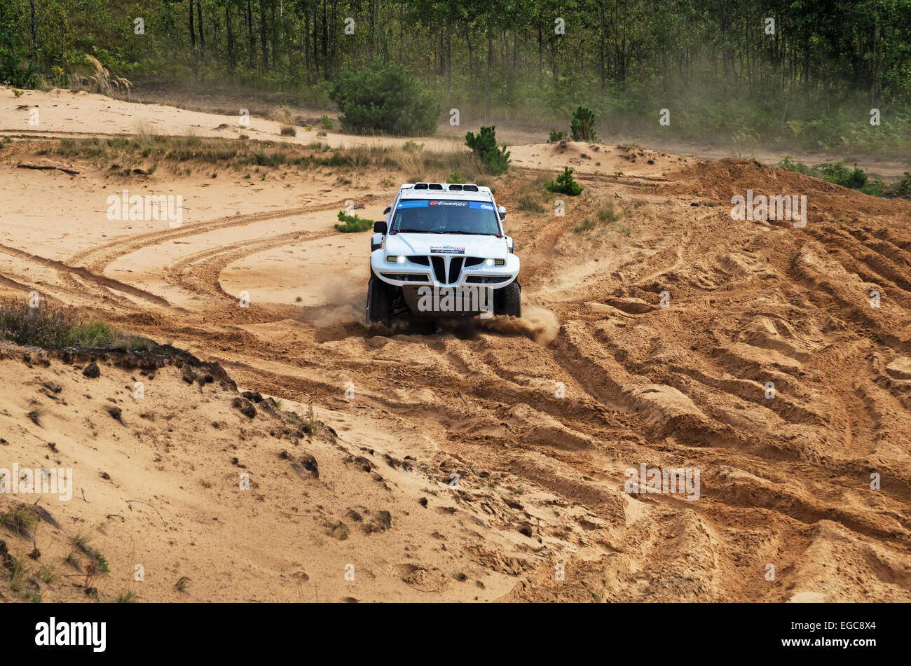 Baha Races Races on a rally-raid on sandy dunes. Rally-raid Baha