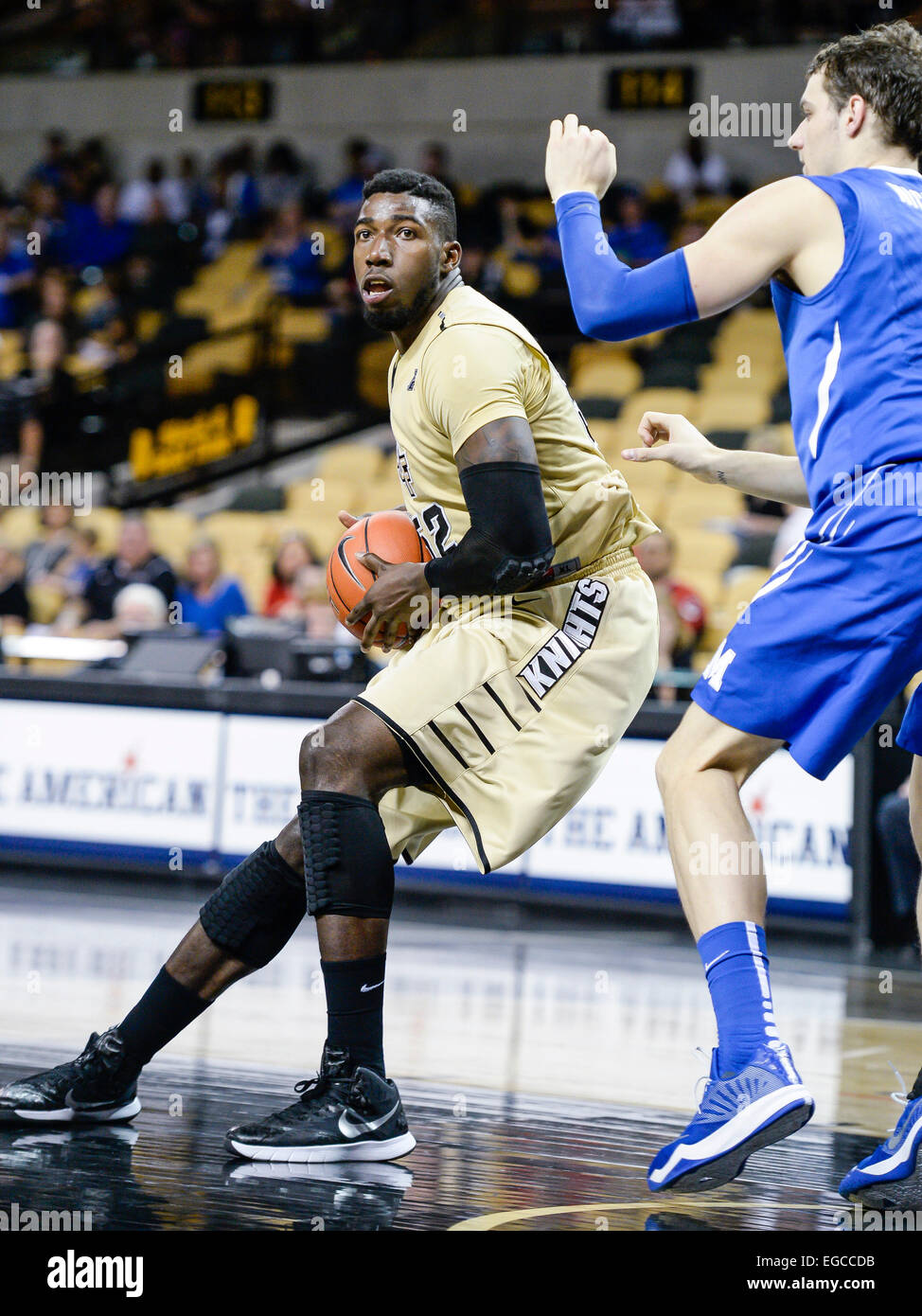 Orlando, FL, USA. 22nd Feb, 2015. UCF Knights forward Staphon Blair (52