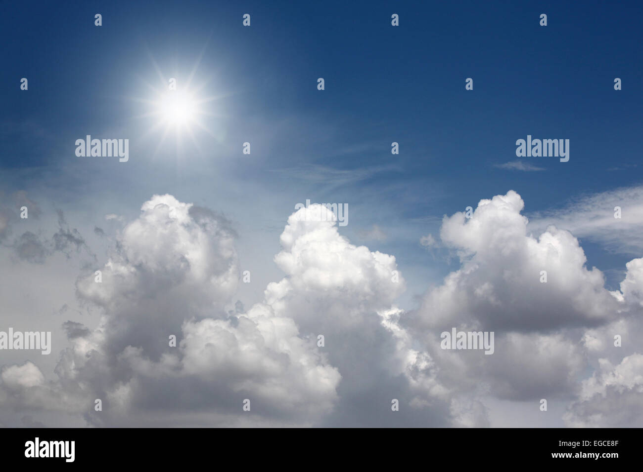 white clouds and blue sky for nature background Stock Photo - Alamy