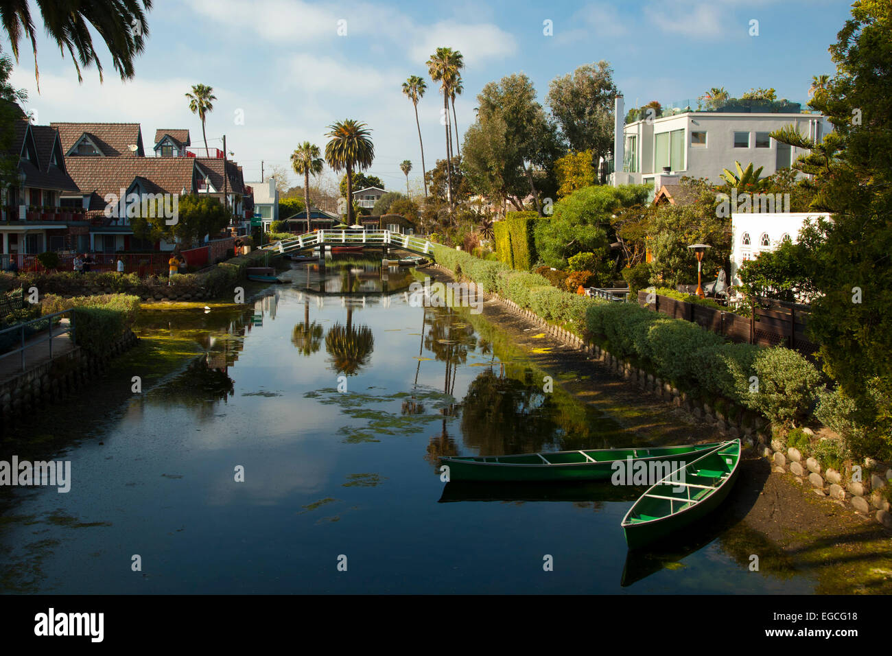The Canals, Venice Beach, California Stock Photo Alamy