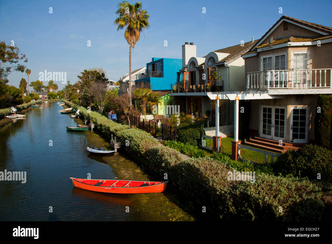 The Canals, Venice Beach, California Stock Photo Alamy