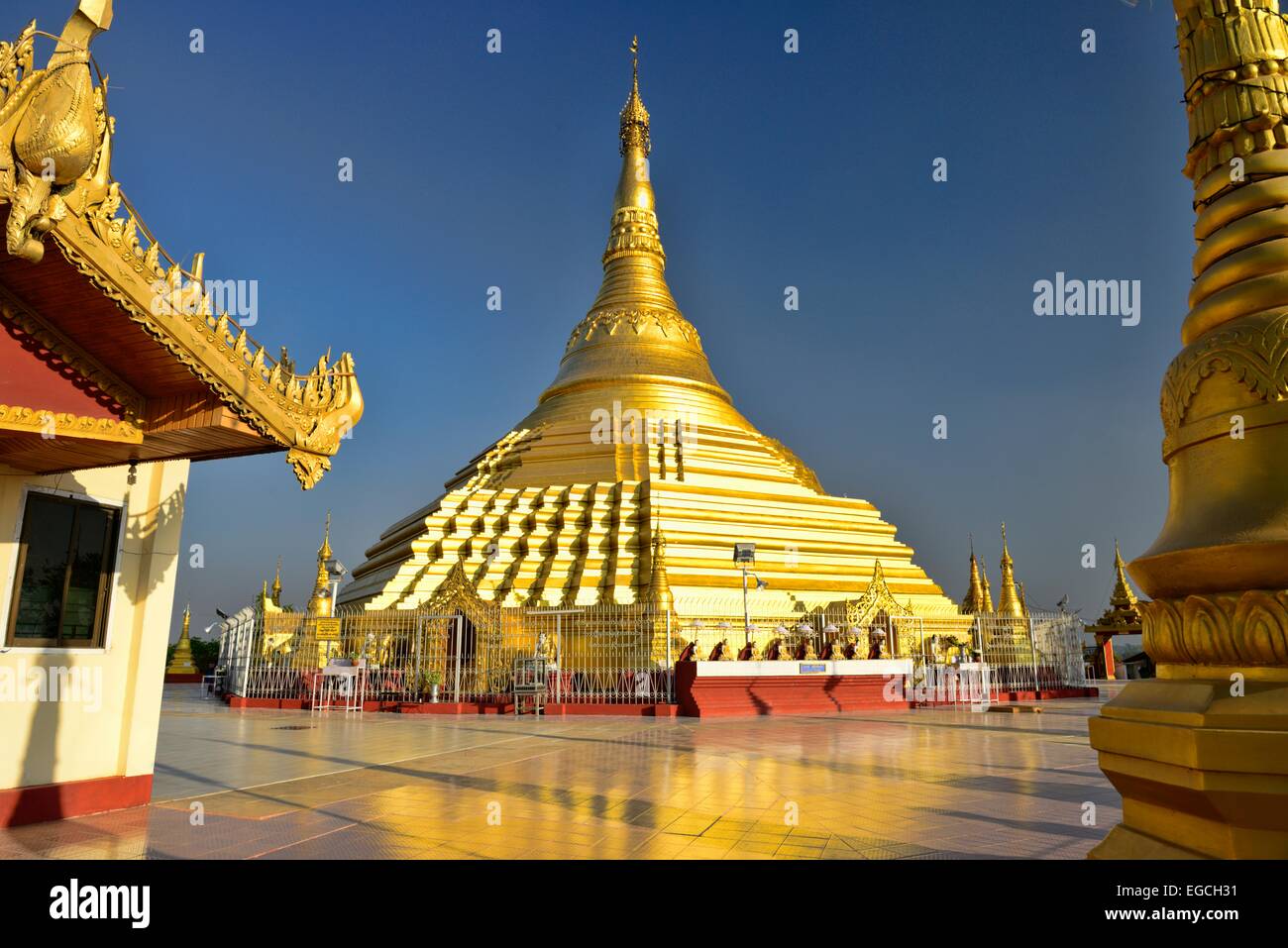 Zina Man Aung Kyaut Taung Pagoda Stock Photo