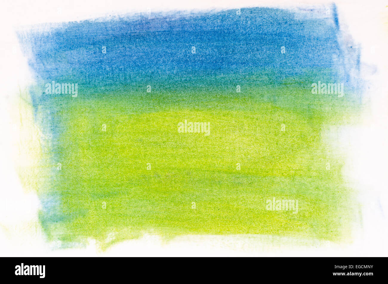 blue and green abstract painted background on white Stock Photo - Alamy