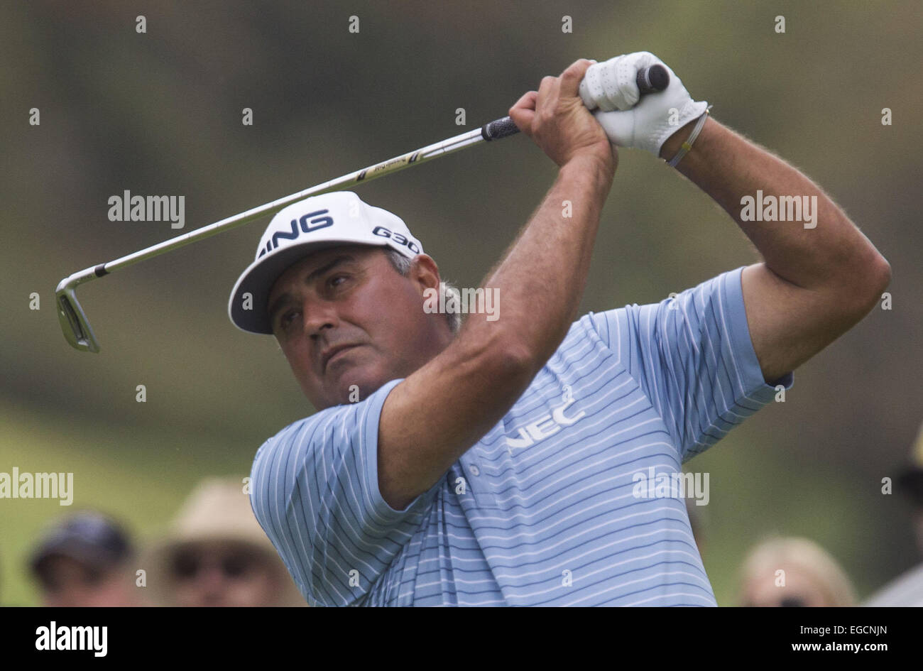 Los Angeles, California, USA. 22nd Feb, 2015. Angel Cabrera of
