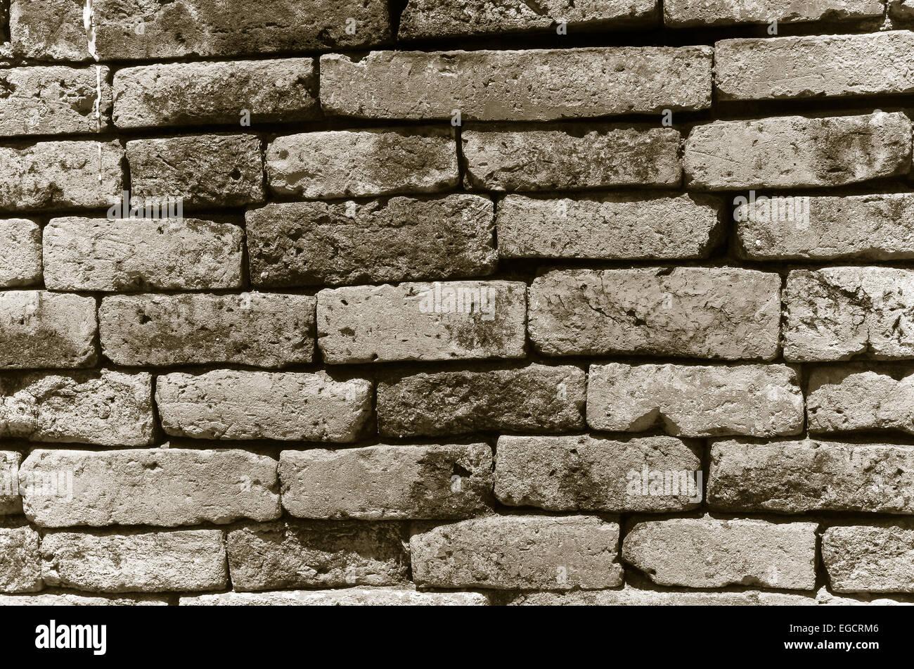 Very old and weathered brick wall background Stock Photo - Alamy
