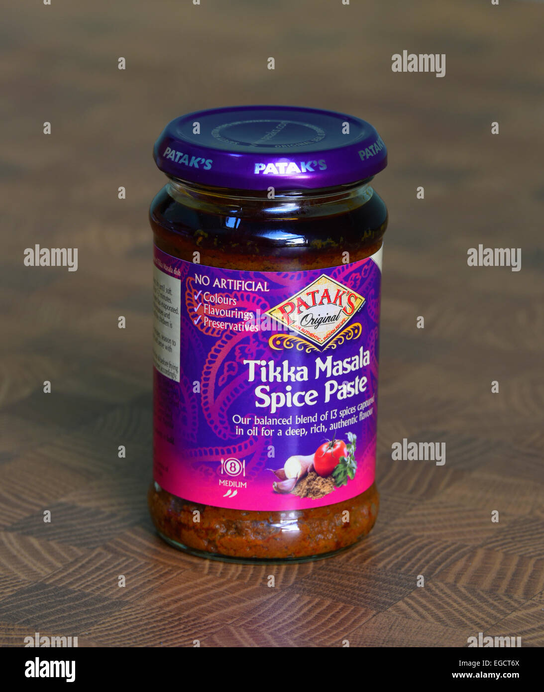 Patak's Original Tikka Masala Spice Paste jar Stock Photo - Alamy