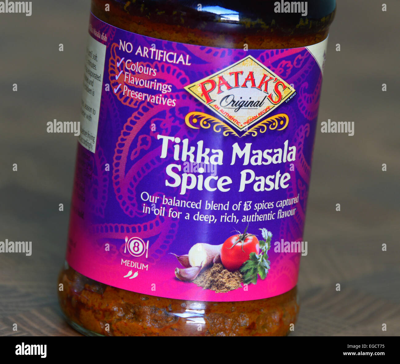 Patak's Original Tikka Masala Spice Paste jar Stock Photo - Alamy
