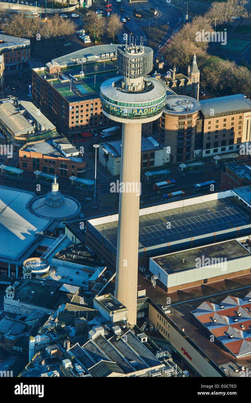 An aerial view of the Radio City Tower in Liverpool Stock Photo - Alamy
