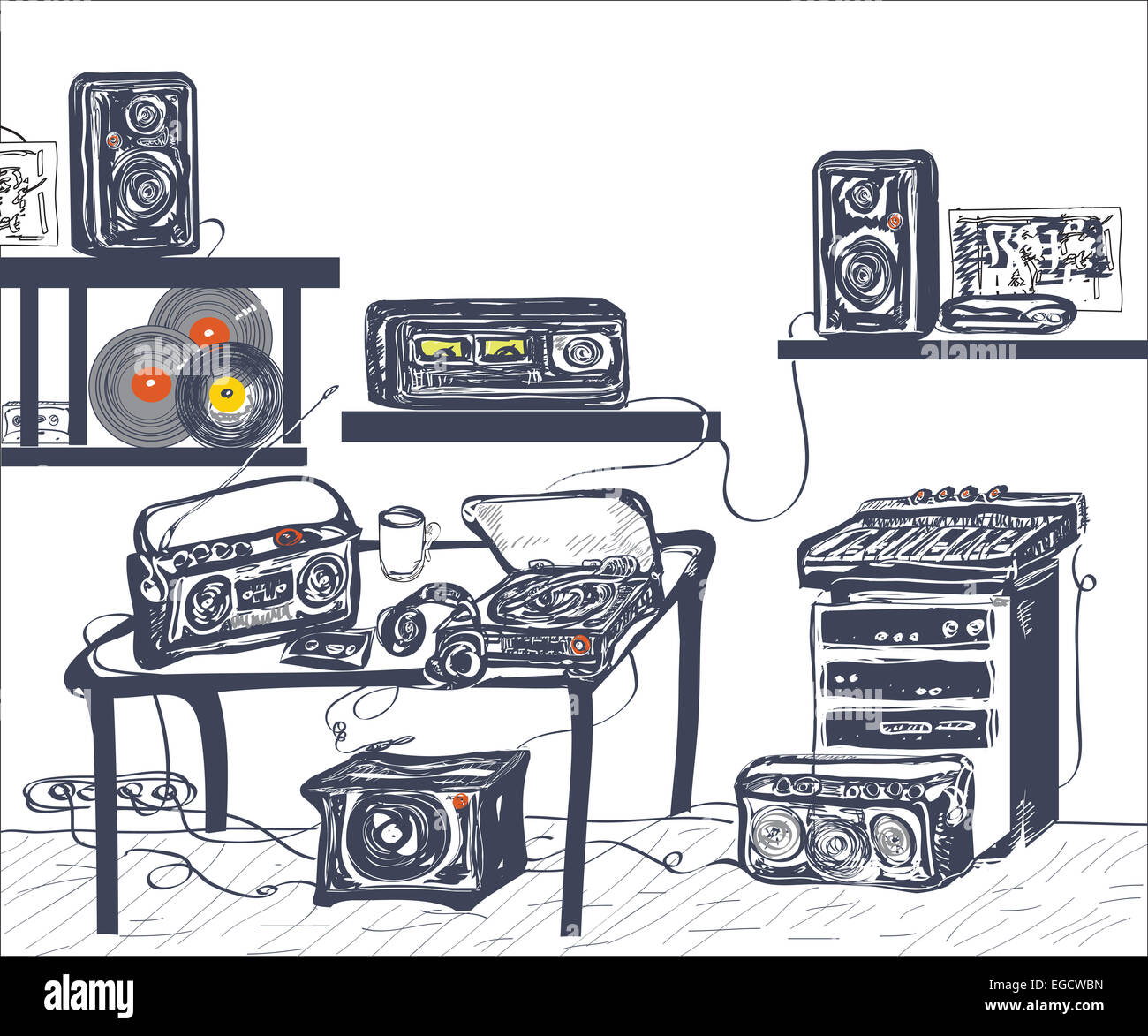 Musical Equipment Stock Photo Alamy