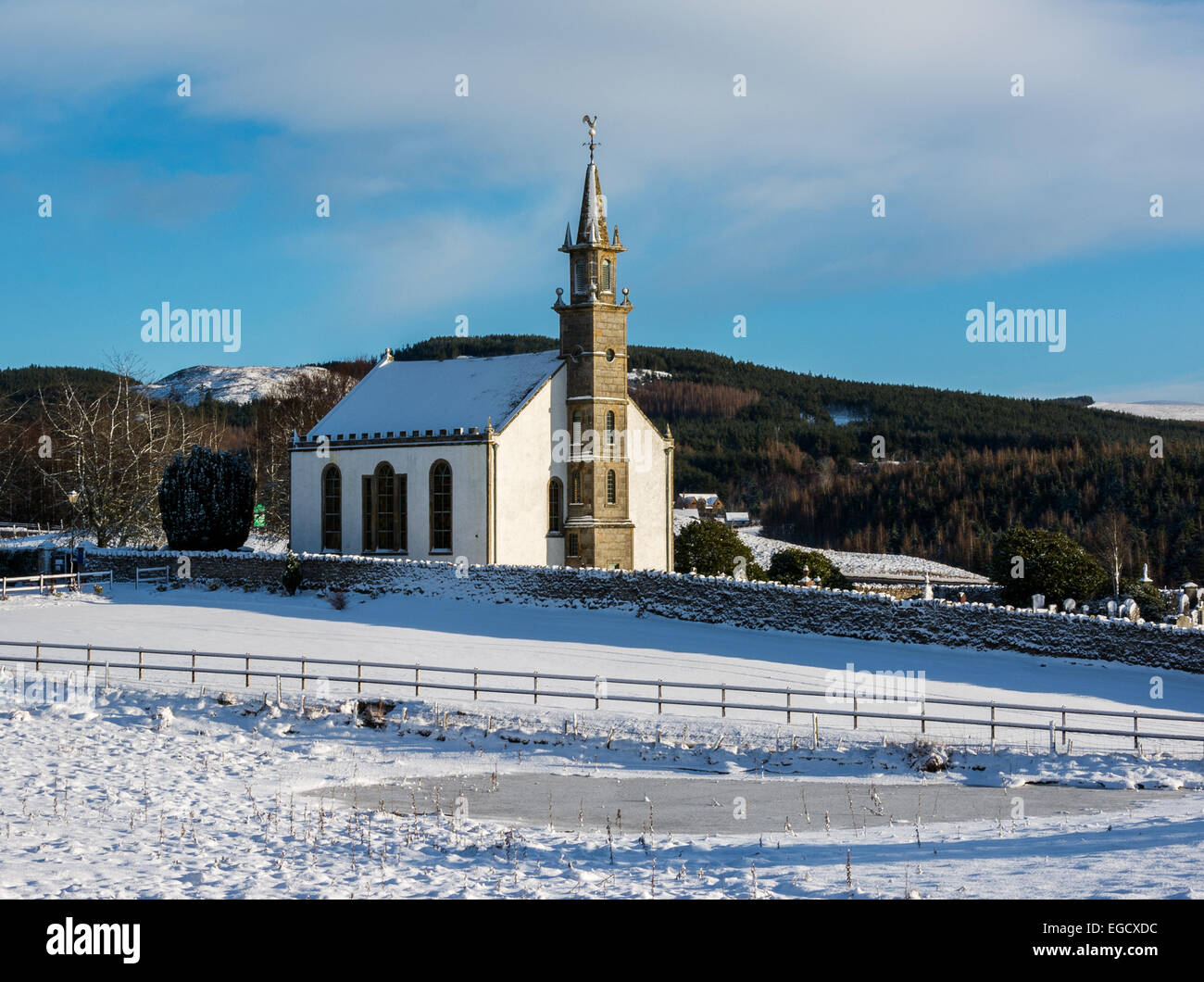 Daviot Church, Inverness, Highland, Scotland, United Kingdom Stock