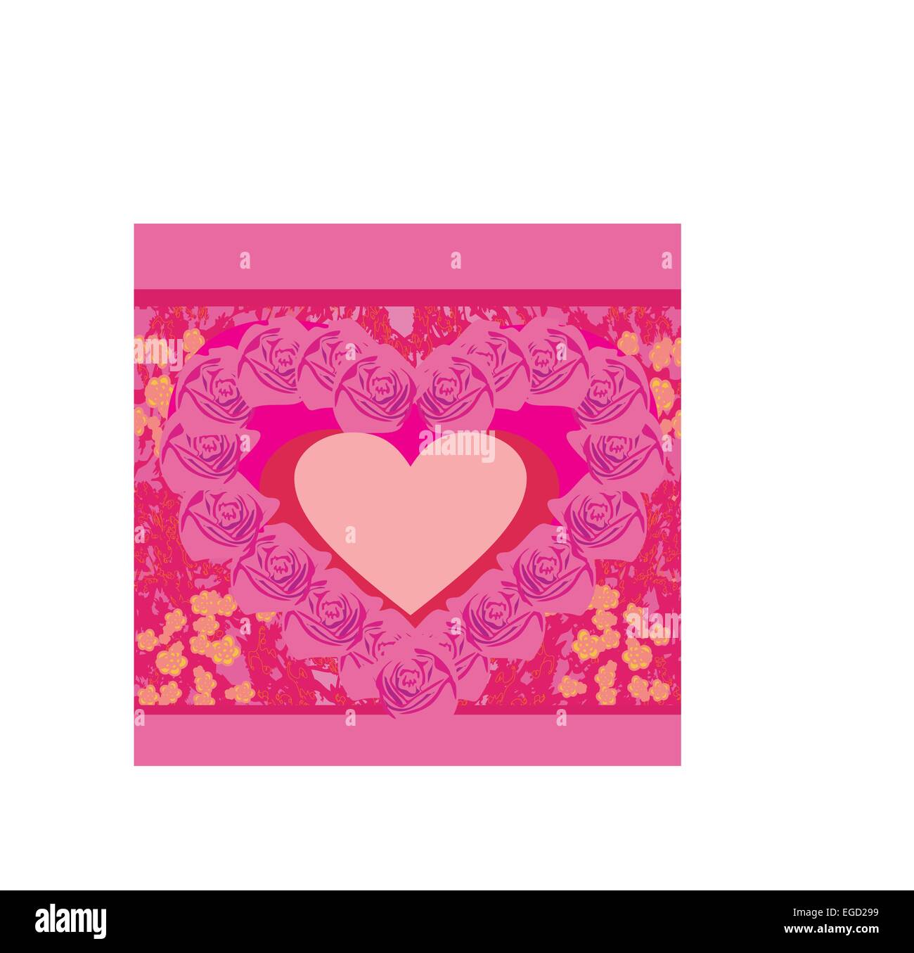 paper heart Valentines day card Stock Vector Image & Art - Alamy
