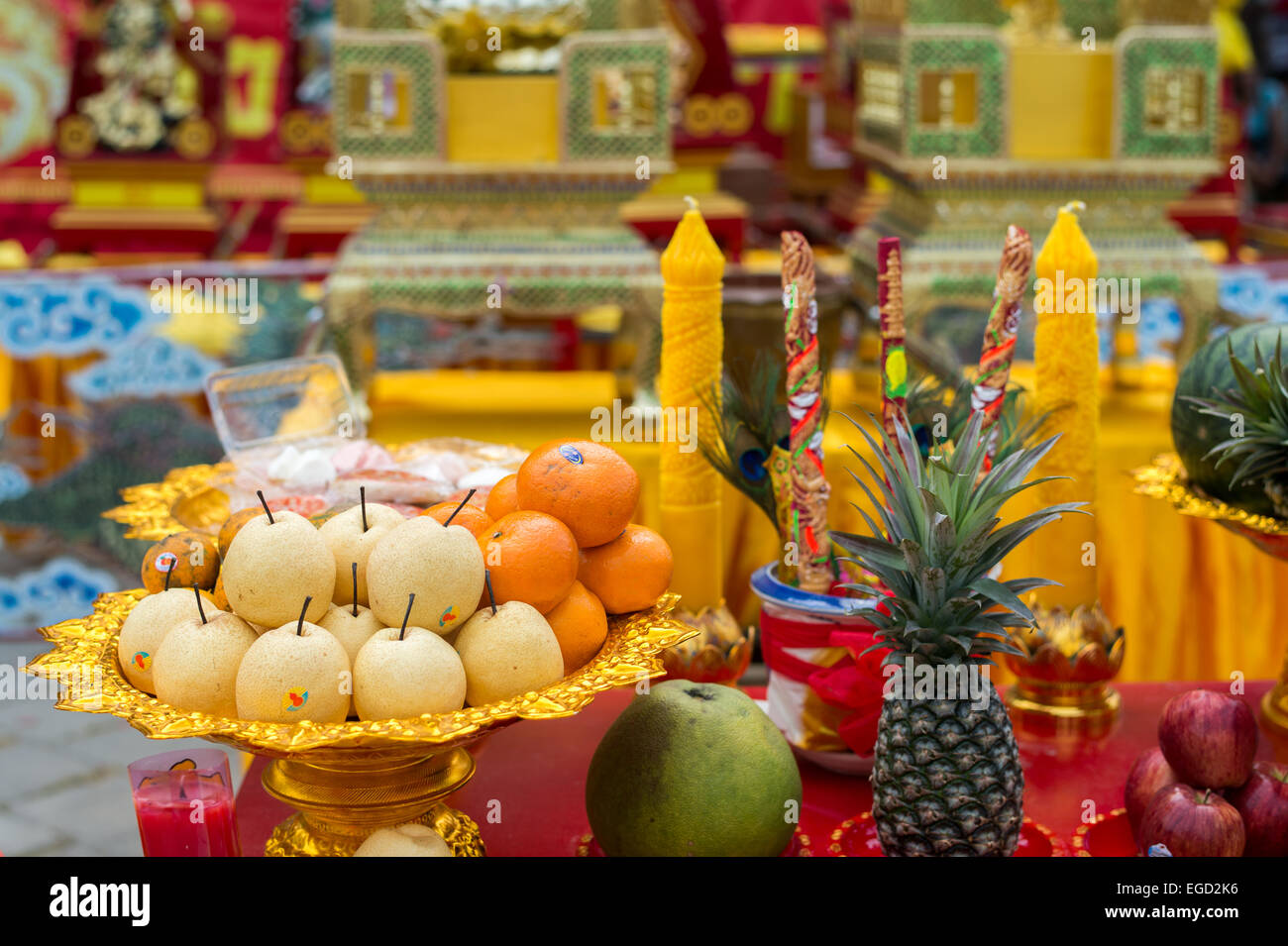 chinese new year shrine