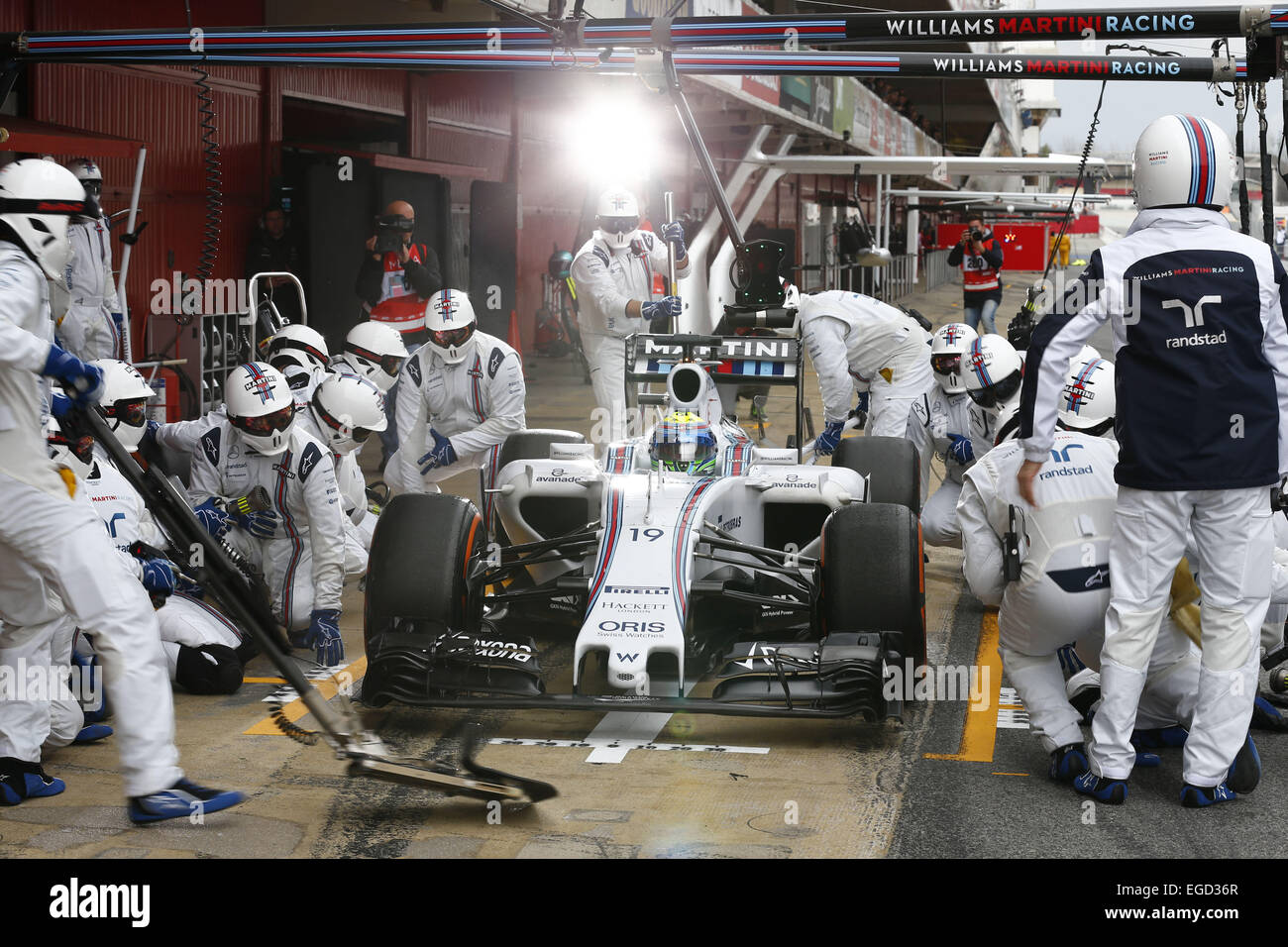 Williams f1 pit crew hi-res stock photography and images - Alamy
