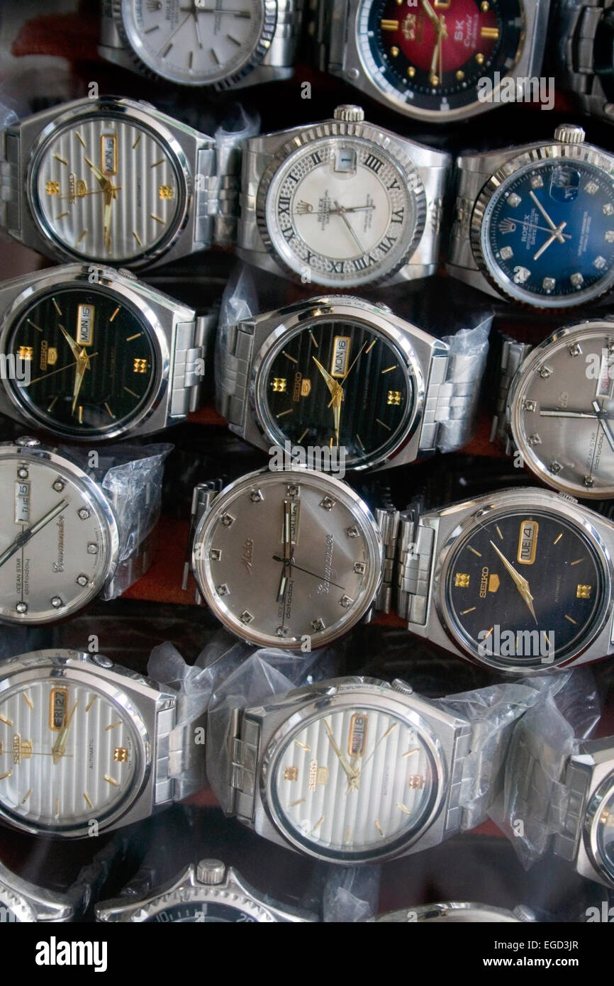 Rolex watch store display case hi res stock photography and images