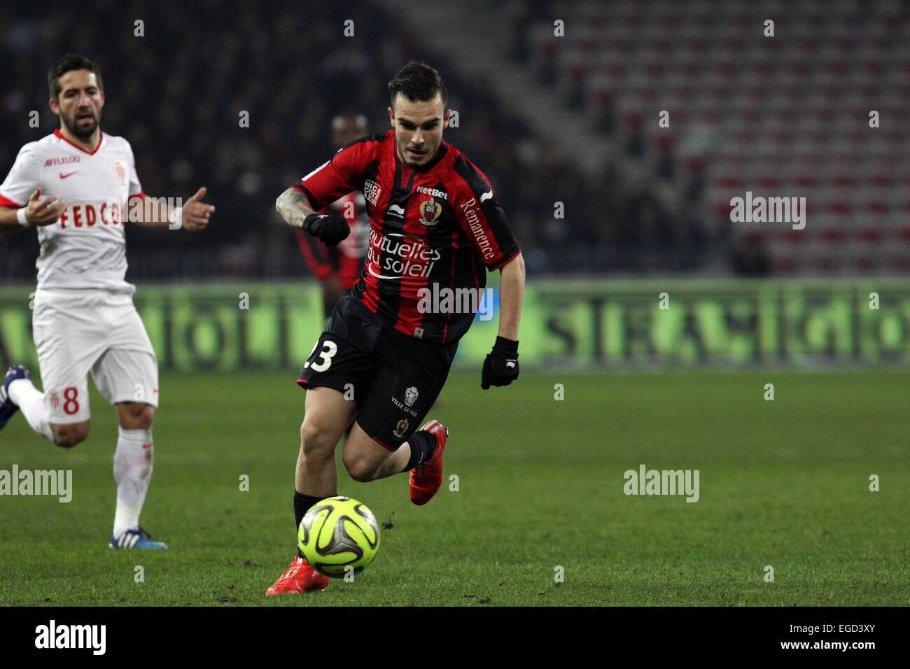 Alexy BOSETTI - 20.02.2015 - Nice/Monaco - 26e journee Ligue 1.Photo : Jc Magnenet/Icon Sport Stock Photo