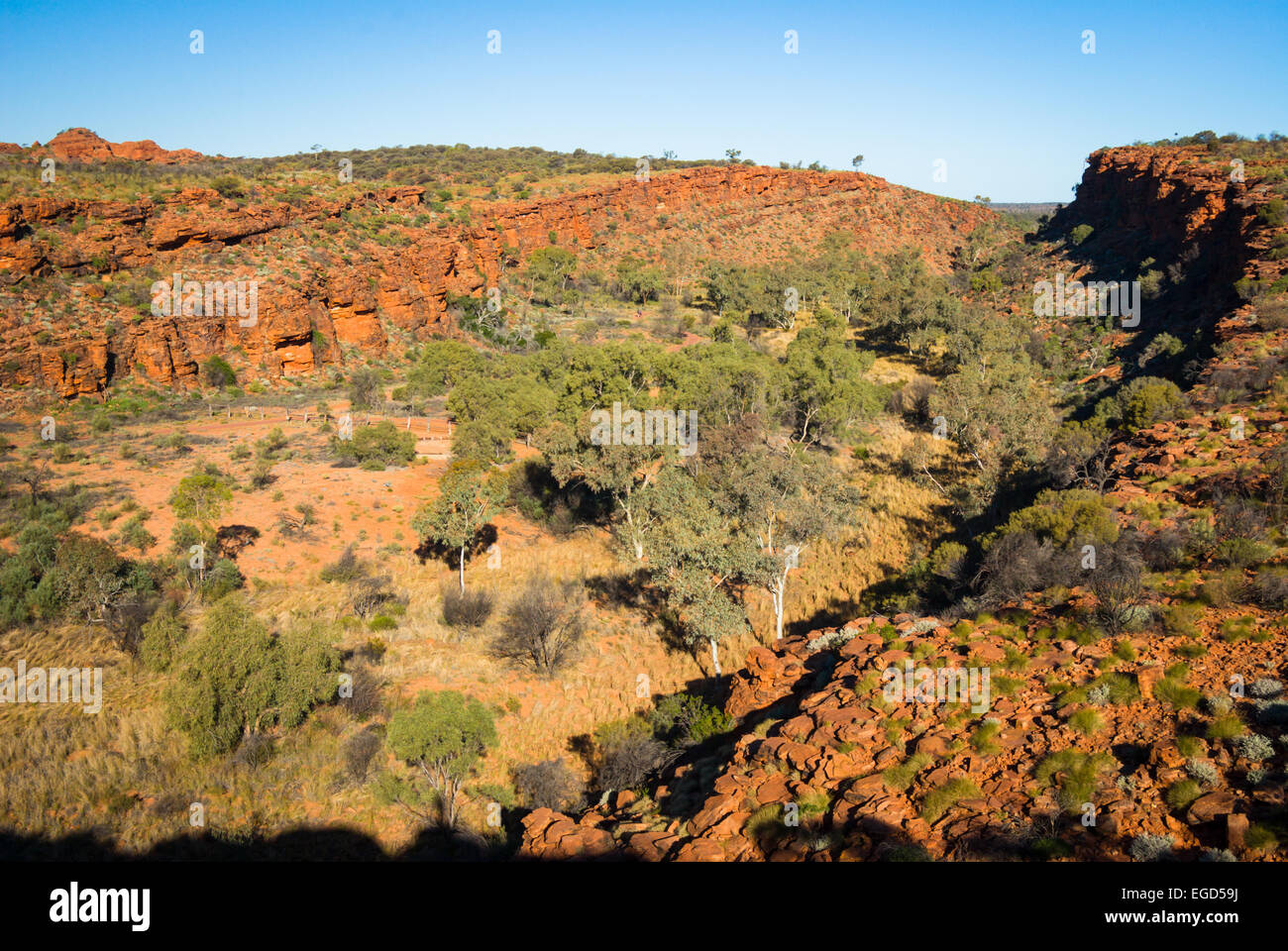Gorge at Kathleen Springs in Watarrka National Park, Northern Territory, outback Australia Stock Photo