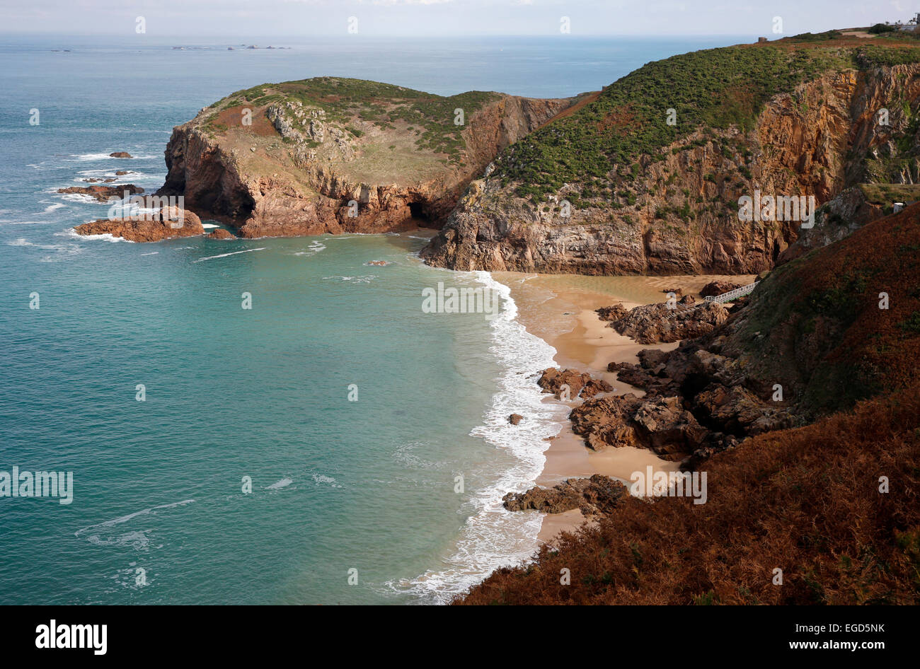 Jersey island cliff hi-res stock photography and images - Alamy