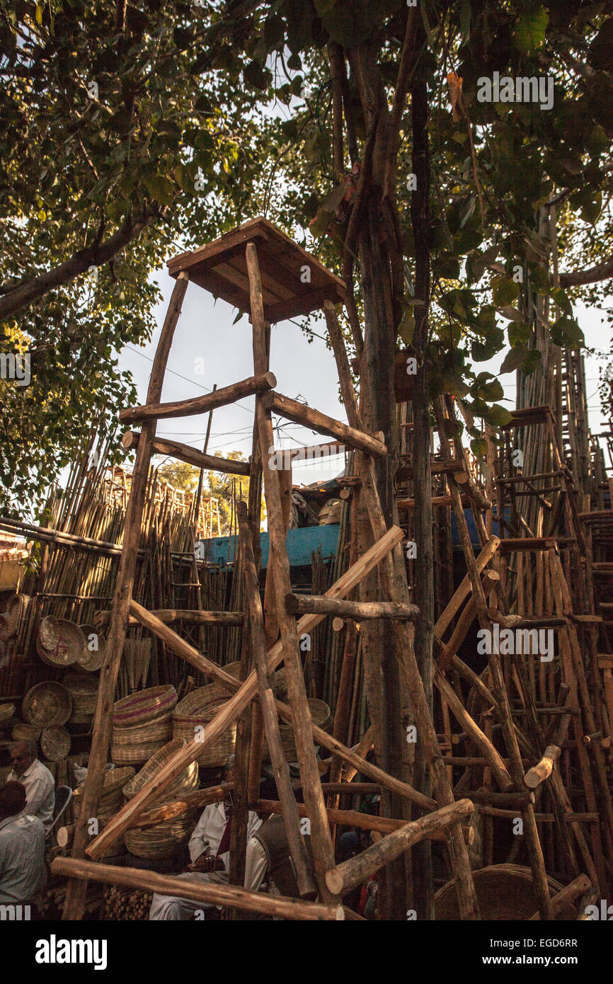 scaffolding India Stock Photo Alamy