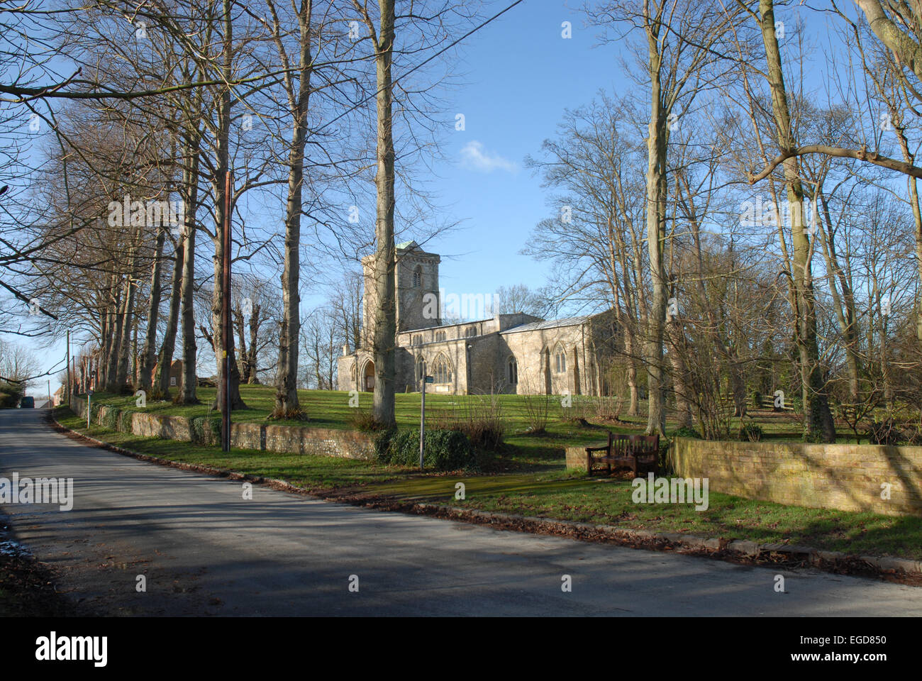 Holy Trinity Church, Bledlow Stock Photo