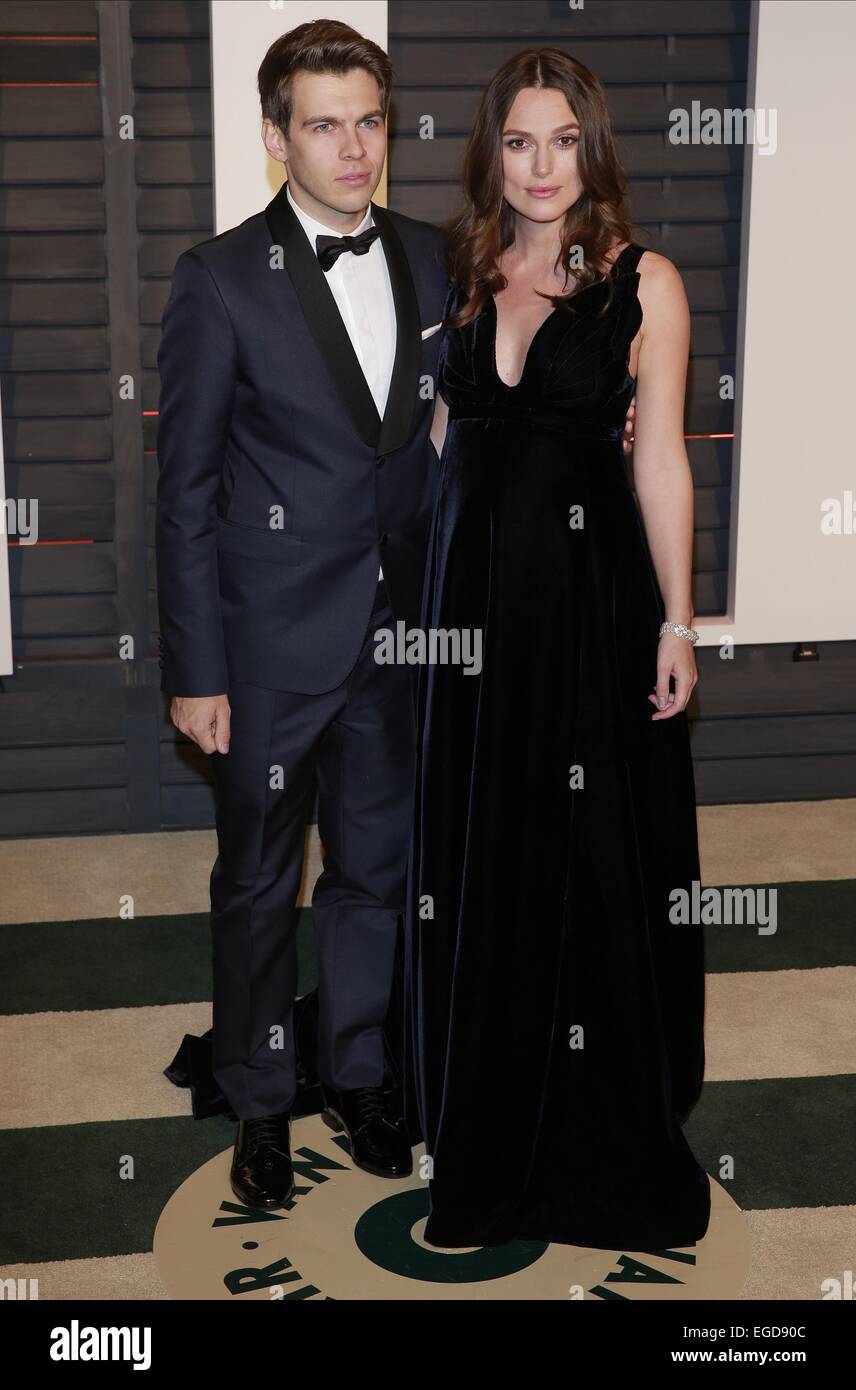 Los Angeles, California, USA. 23rd Feb, 2015. James Righton, Keira Knightley Actress Vanity Fair Oscar Party 2015 Los Angeles, Usa 23 February 2015 Dit76992 © Allstar Picture Library/Alamy Live News Credit:  Allstar Picture Library/Alamy Live News Stock Photo