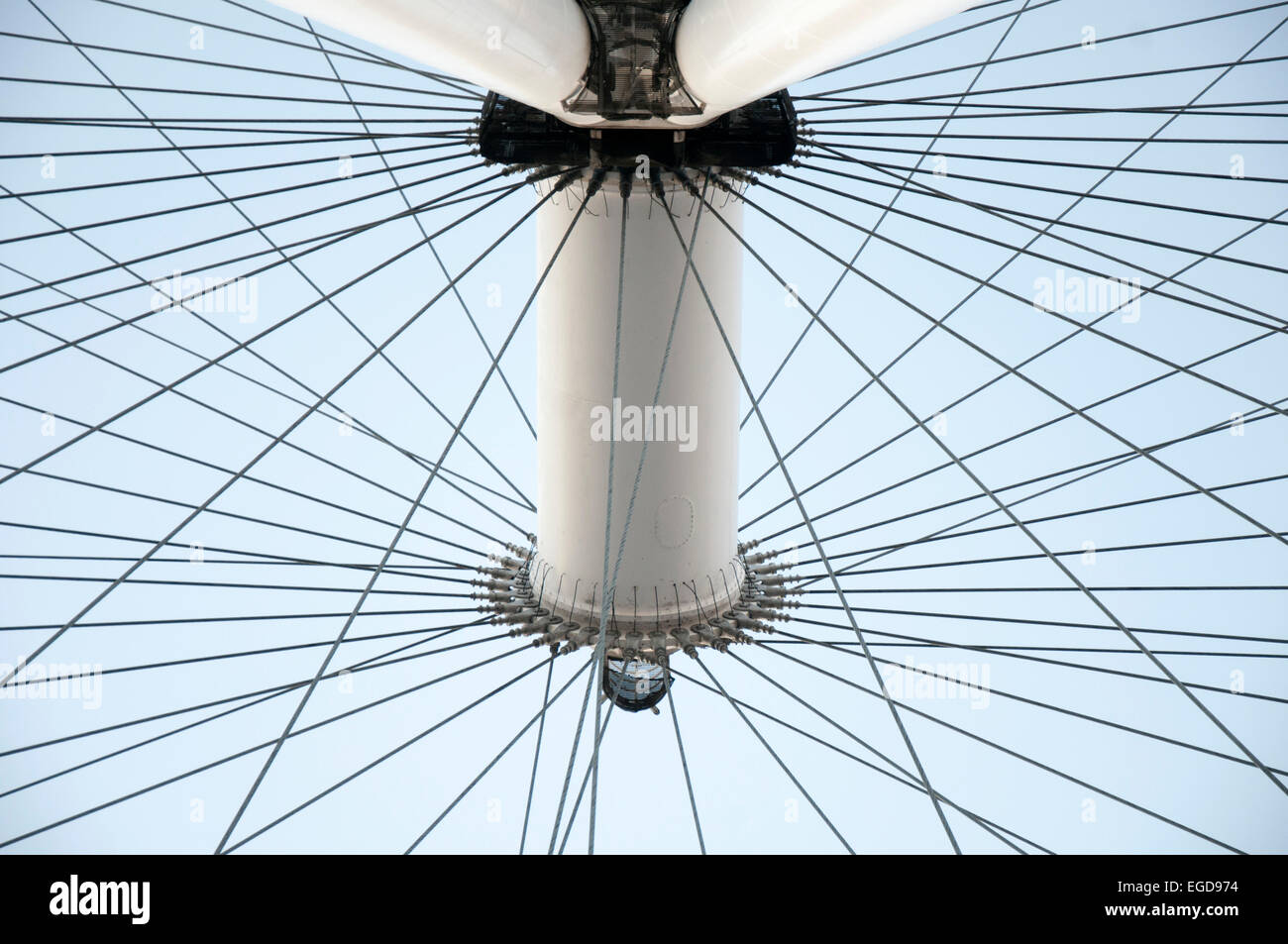 Close up of the London Eye, London England UK Stock Photo