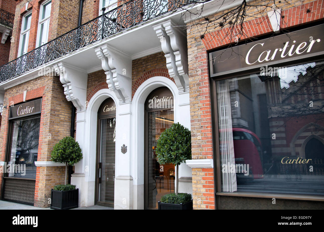 Cartier Store Front On Old Bond Street Stock Photo - Download