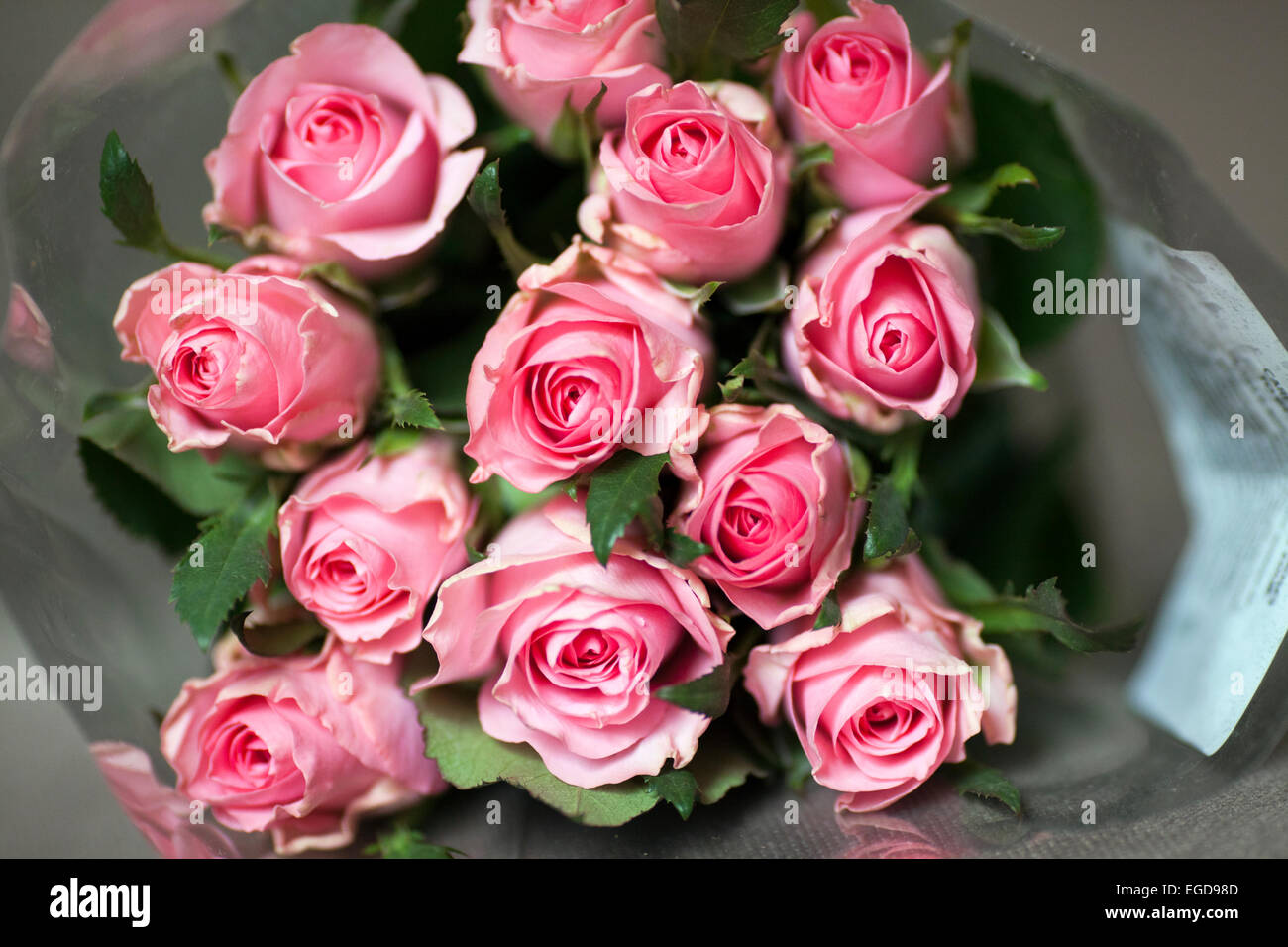 Flowers wrapped in cellophane hires stock photography and images Alamy