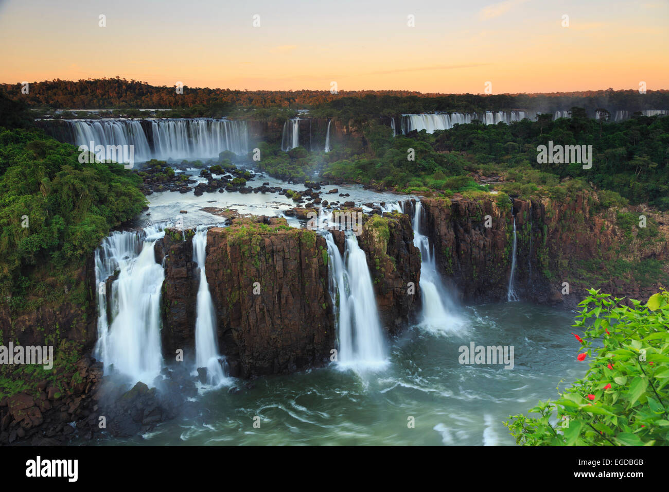 Brazil, Parana, Iguassu Falls National Park (Cataratas do Iguacu) (UNESCO Site) Stock Photo