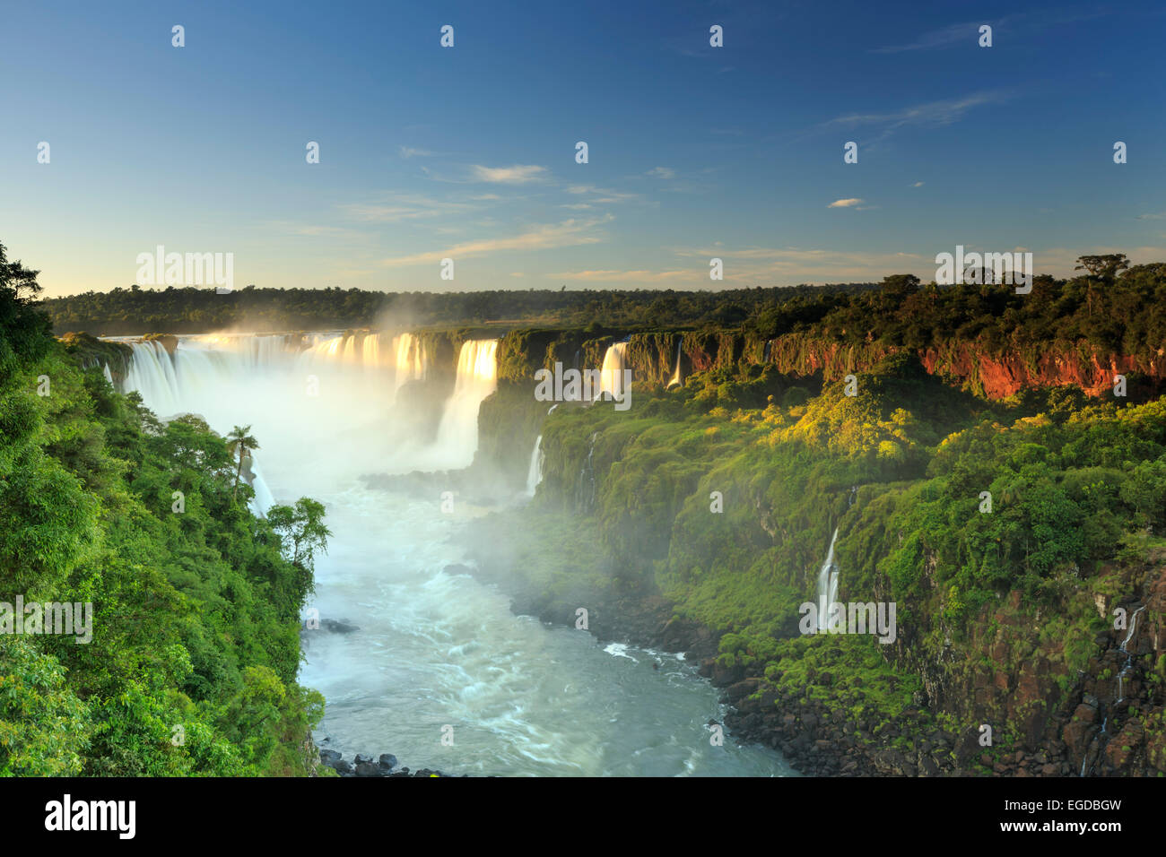 Brazil, Parana, Iguassu Falls National Park (Cataratas do Iguacu) (UNESCO Site) Stock Photo