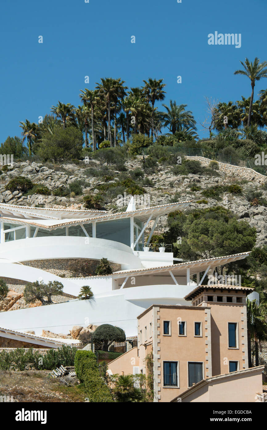 Luxury mansions, Port d´Andratx, Majorca, Spain Stock Photo