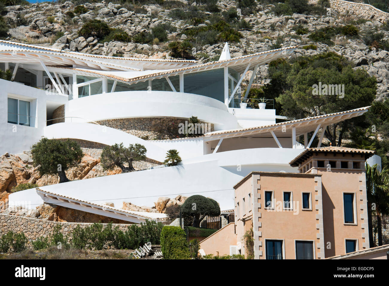 Luxury mansions, Port d´Andratx, Majorca, Spain Stock Photo - Alamy