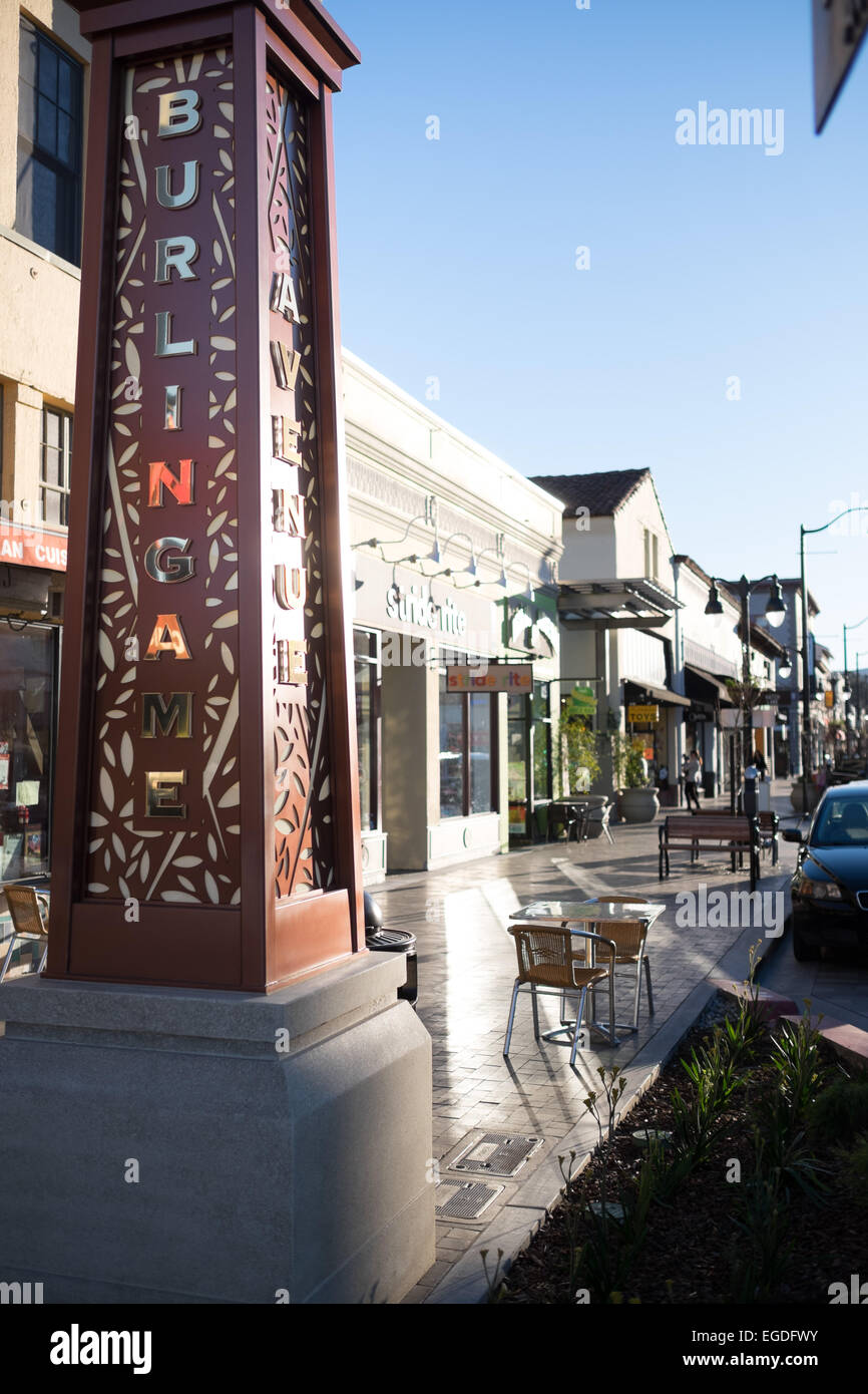 Burlingame avenue hires stock photography and images Alamy