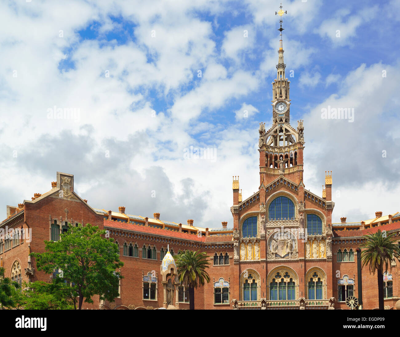 Hospital de la Santa Creu i Sant Pau, hospital, architect Lluis Domenech i Montaner, UNESCO