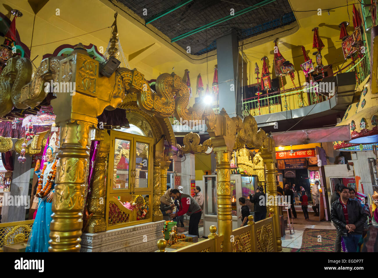 The Hindu Mata Temple, commemorating female saint Lal Devi, renowned for its fertility-improving powers, Amritsar, India Stock Photo