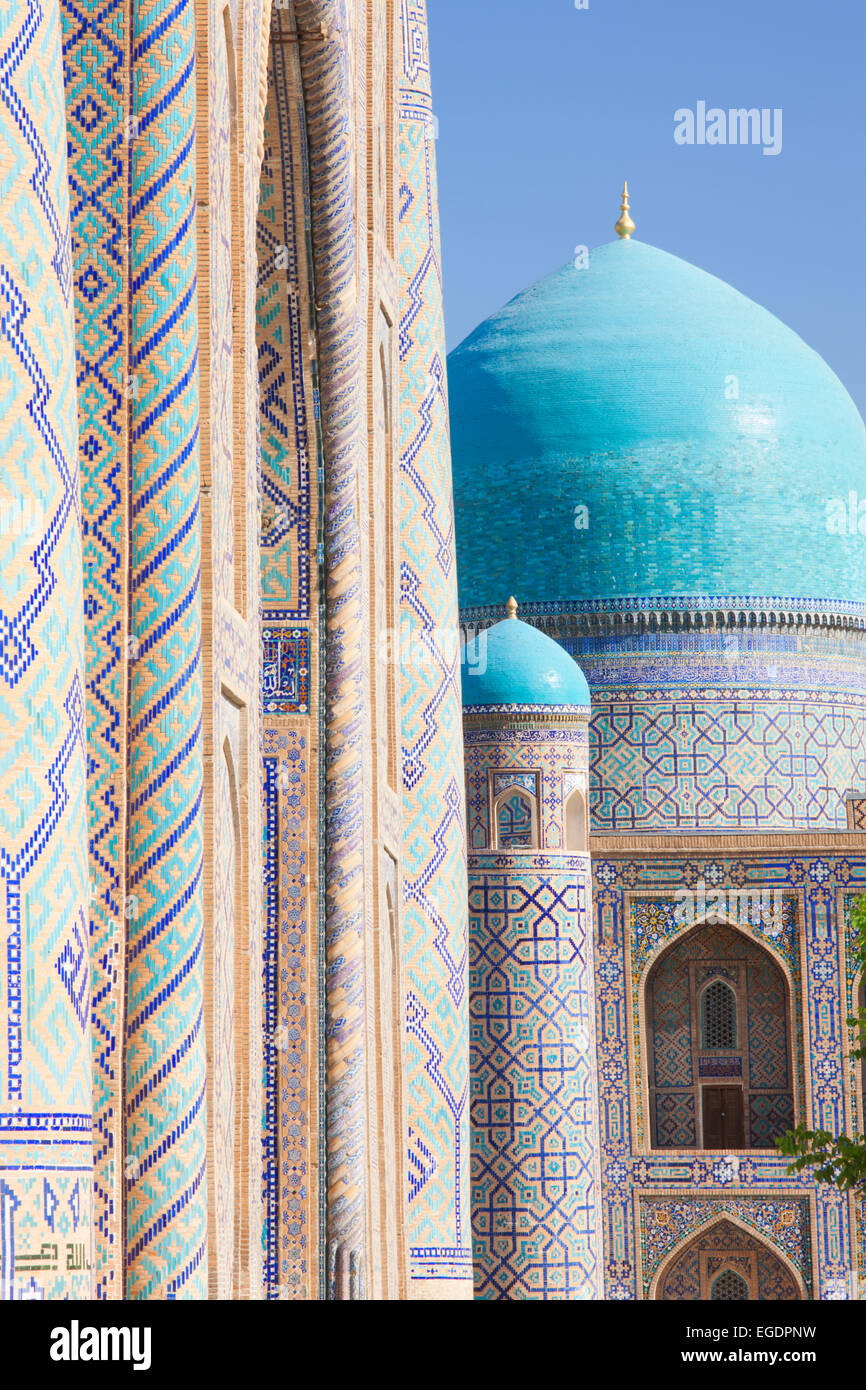 The Registan, Samarkand, Samarqand Province, Uzbekistan Stock Photo