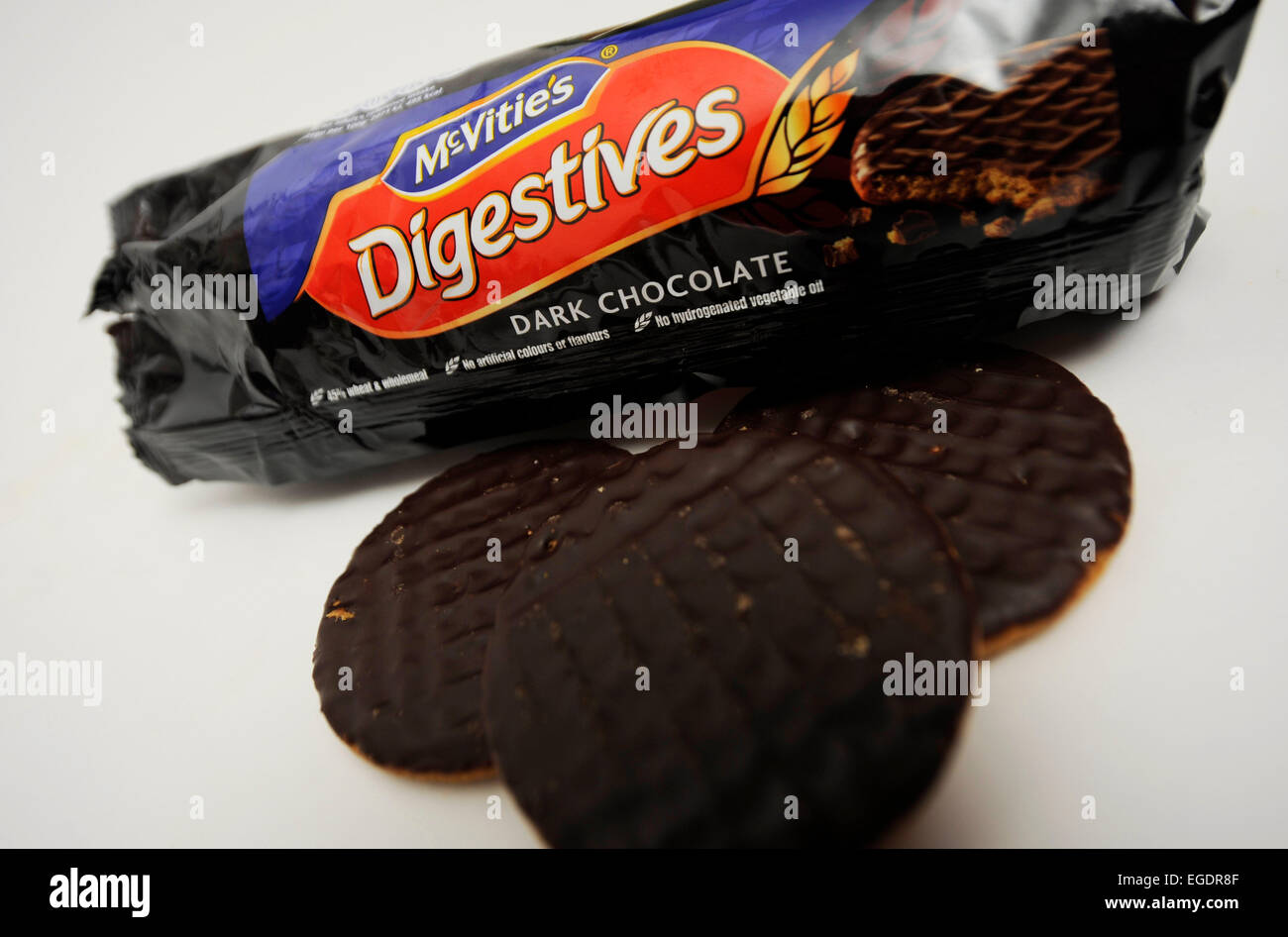 Chocolate Digestives Stock Photo Alamy