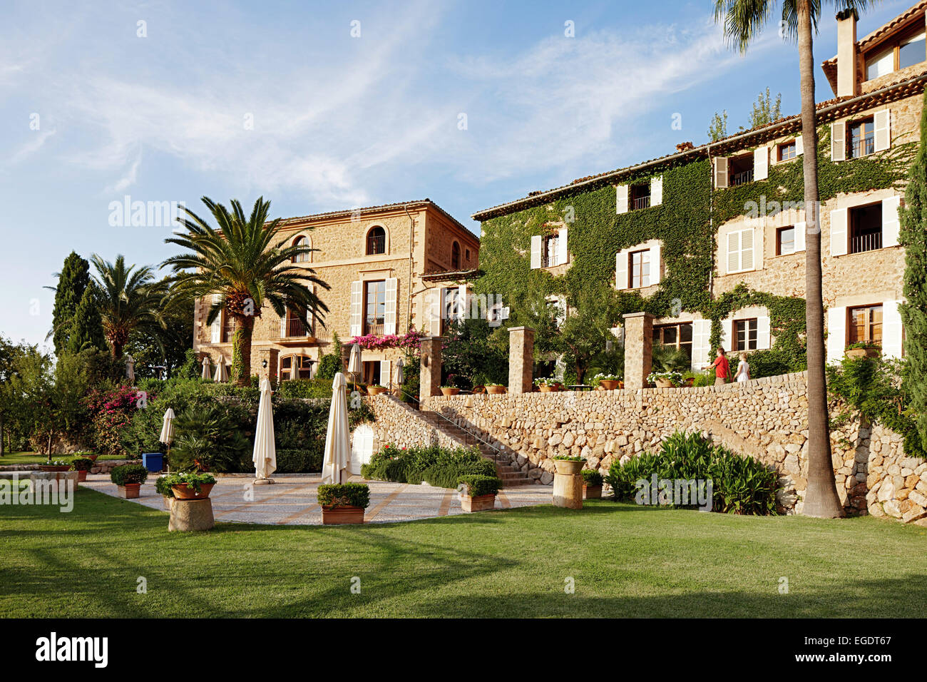 Exterior shot of Hotel La Residencia, Deia, Majorca, Spain Stock Photo