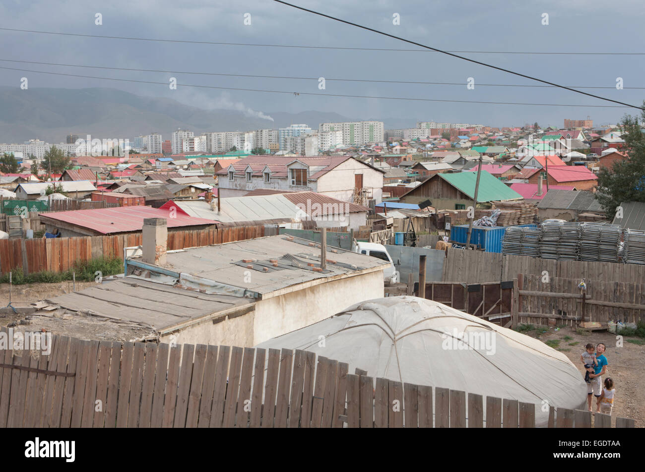 Chingeltey District of Ulaanbaatar, Ulaanbaatar, Mongolia Stock Photo