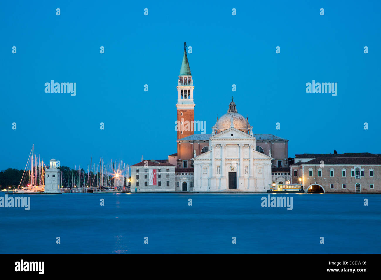 Chiesa di San Maggiore church on Isola di San Giorgo Maggiore island ...