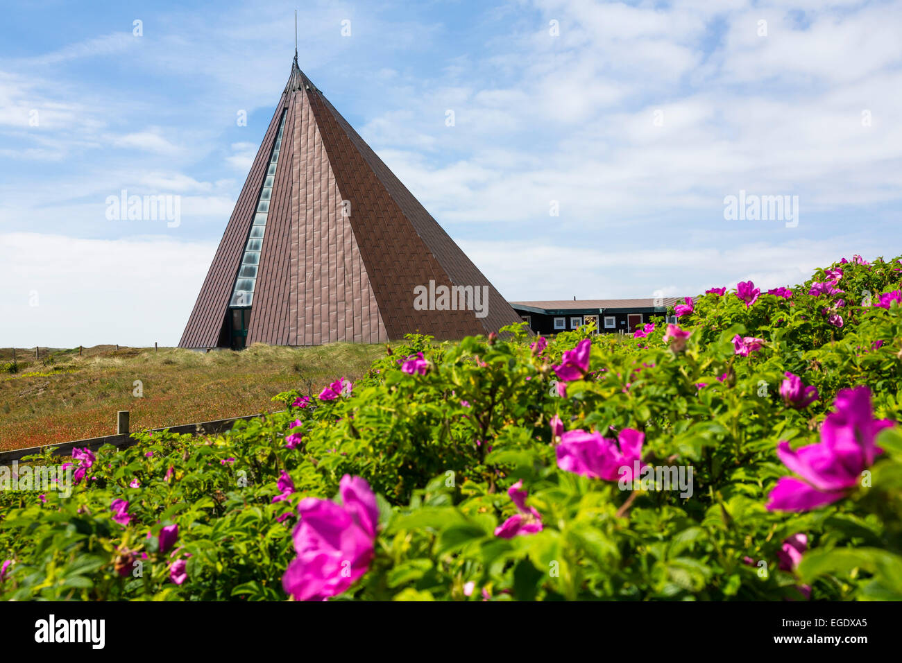 Catholic church of St. Peter, Spiekeroog Island, National Park, North Sea, East Frisian Islands, East Frisia, Lower Saxony, Germany, Europe Stock Photo