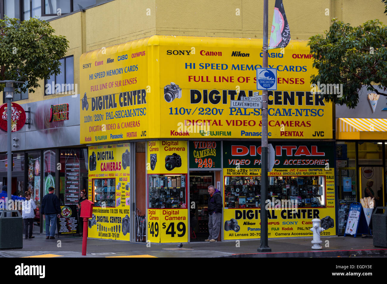 Digital Center near Fishermans Wharf, San Francisco Stock Photo Alamy