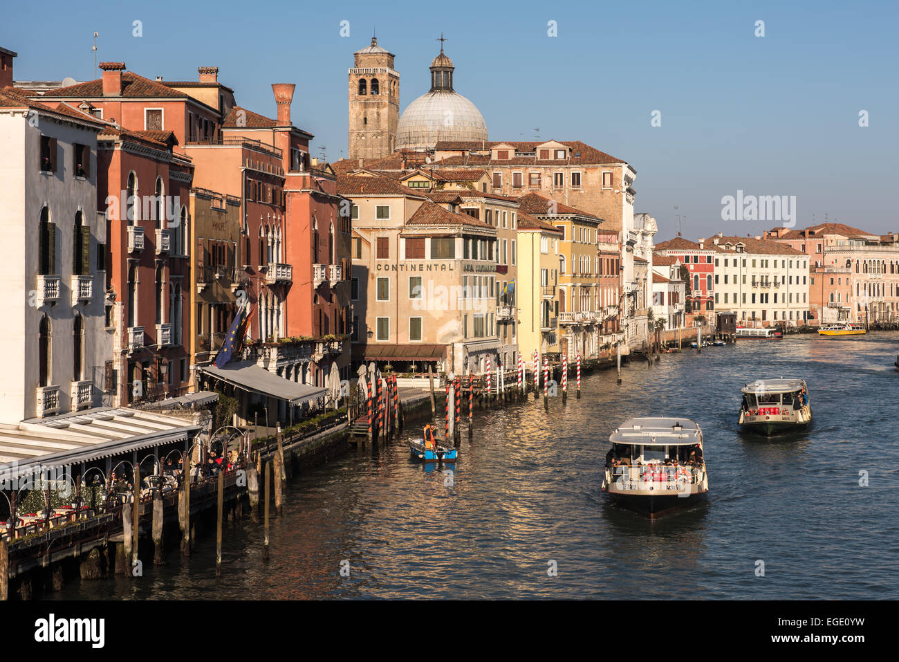 Ferry boat in venice canal hi-res stock photography and images - Alamy