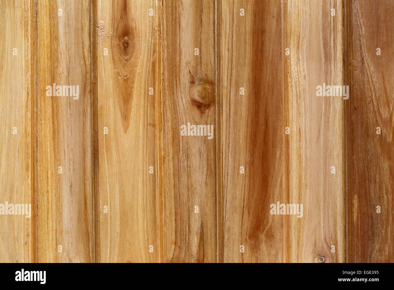 Brown wood plank wall texture for the background. Stock Photo