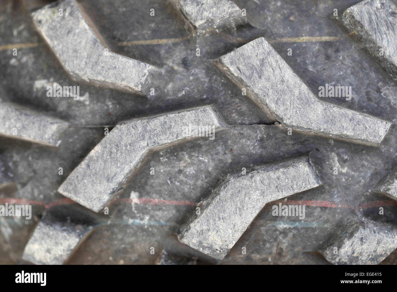 The tread pattern of car for background. Stock Photo